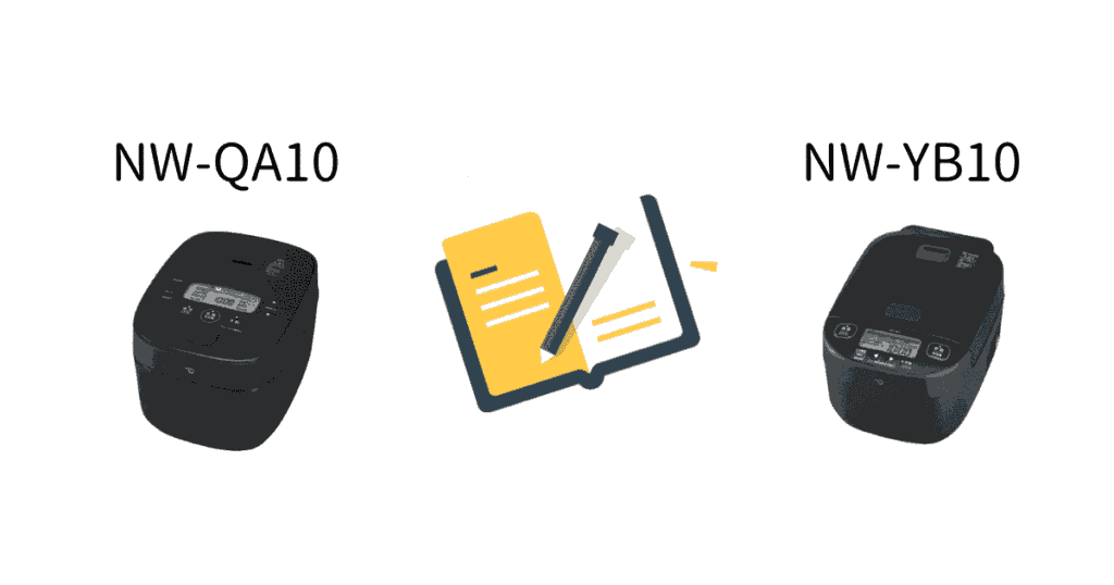 NW-QA10とNW-YB10の違いまとめ