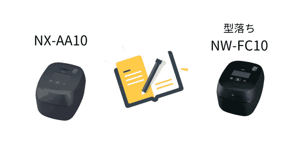 NX-AA10とNW-FC10の違いまとめ