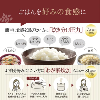 NW-WA10炊き分け機能