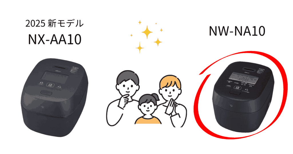 NW-NA10がおすすめな人(NX-AA10と比較)