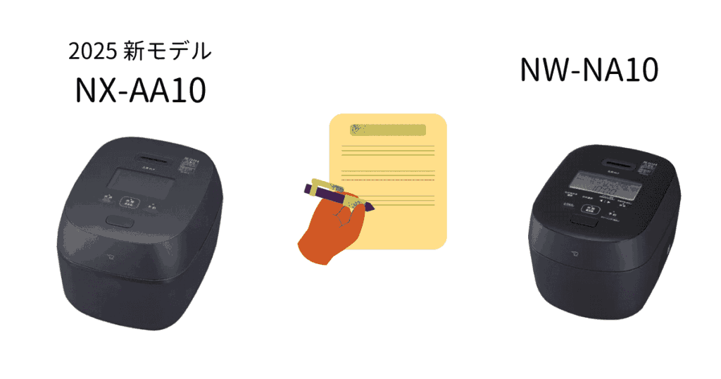 最新モデルNX-AA10とNW-NA10の違いまとめ