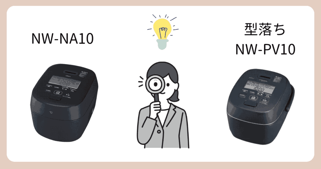 NW-NA10と型落ちNW-PV10に共通する特徴