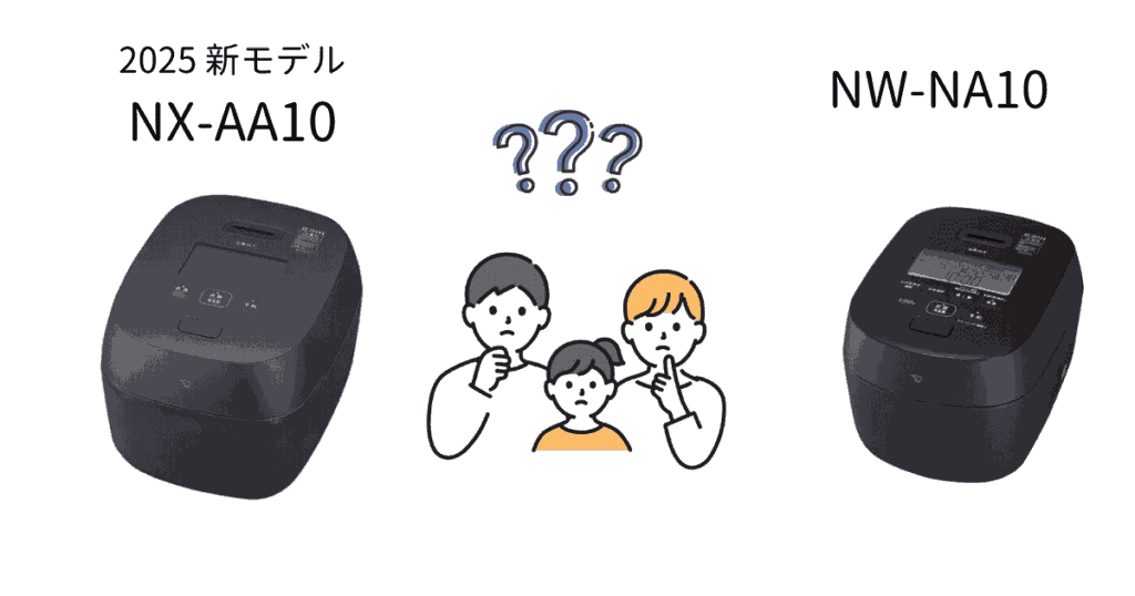 最新モデルNX-AA10とNW-NA10の違いは8個【比較表あり】