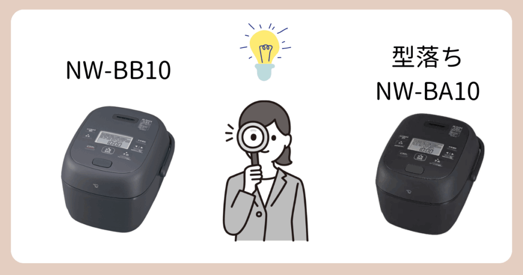 NW-BB10と型落ちNW-BA10の共通点