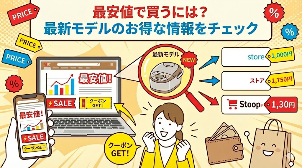 最安値で買うには?最新モデルのお得な情報をチェック